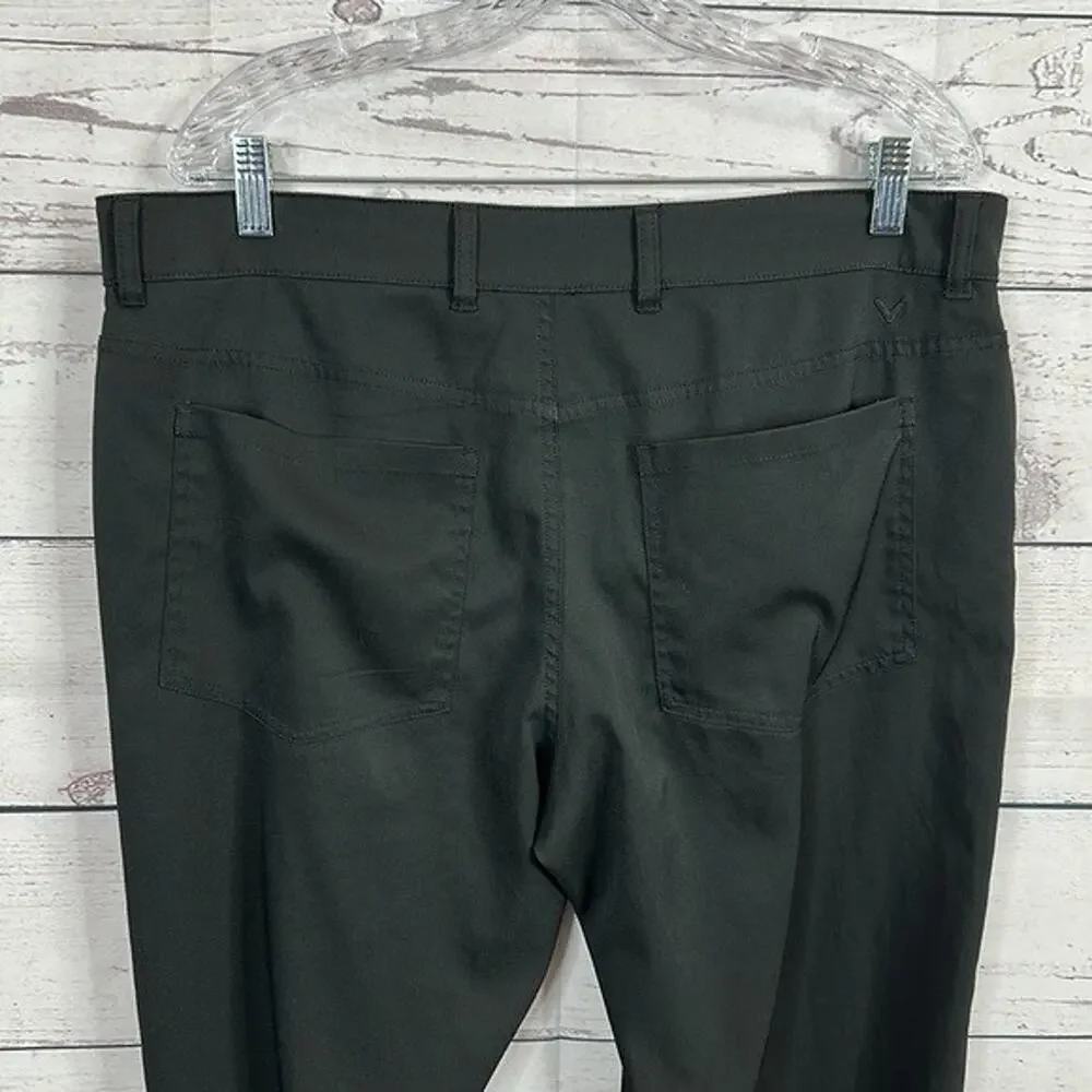 Callaway Pants Mens 36 Black Pockets Light Weight Golf Stretch‎ Office